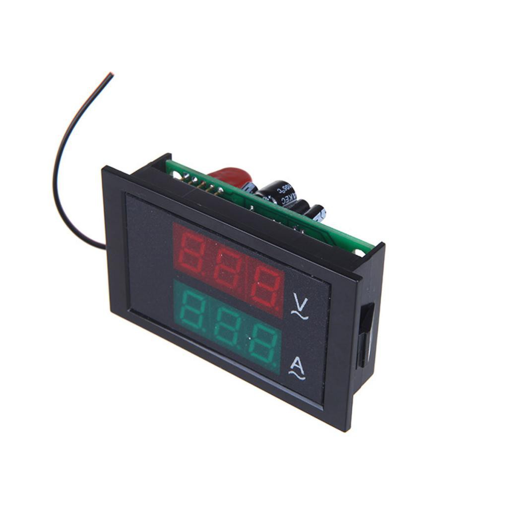 Đồng hồ đo điện áp với biến áp hiện tại AC80-300V 0-100.0A