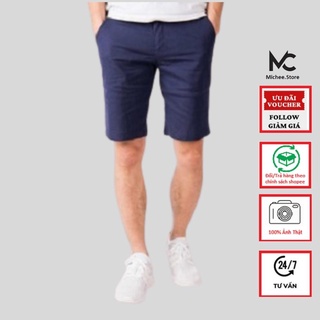 Quần Short Nam Vải Kaki, Quần đùi nam trơn co giãn thoáng mát, hợp dáng dễ dàng phối đồ Phong Cách Hàn Quốc