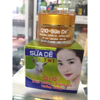 Kem Q10 Sữa Dê Trắng Da Chống Nắng 7 in 1 12g