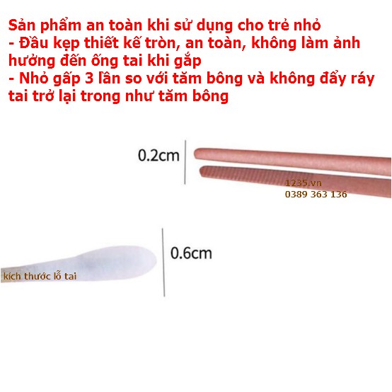 [Mua 1 được 4] Bộ dụng lấy-gắp ráy tai chuyên nghiệp cao cấp có đèn