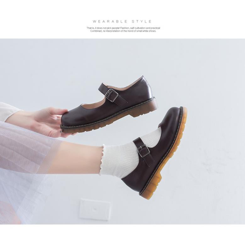 [Sẵn + clip] Giày Mary Jane cao 3cm -h91 | BigBuy360 - bigbuy360.vn