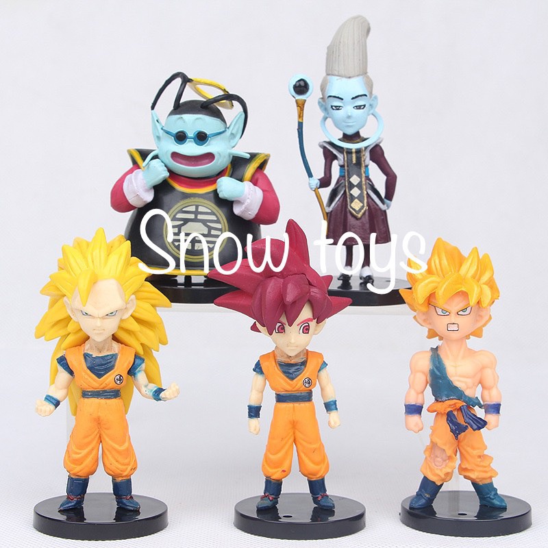 Mô hình Dragon Ball Super WCF - Buu Beerus Whis Frieza Vegeta Goku God Blue Pilaf Mai Shu Ma bư mập gầy Fide - Cao 4~9cm