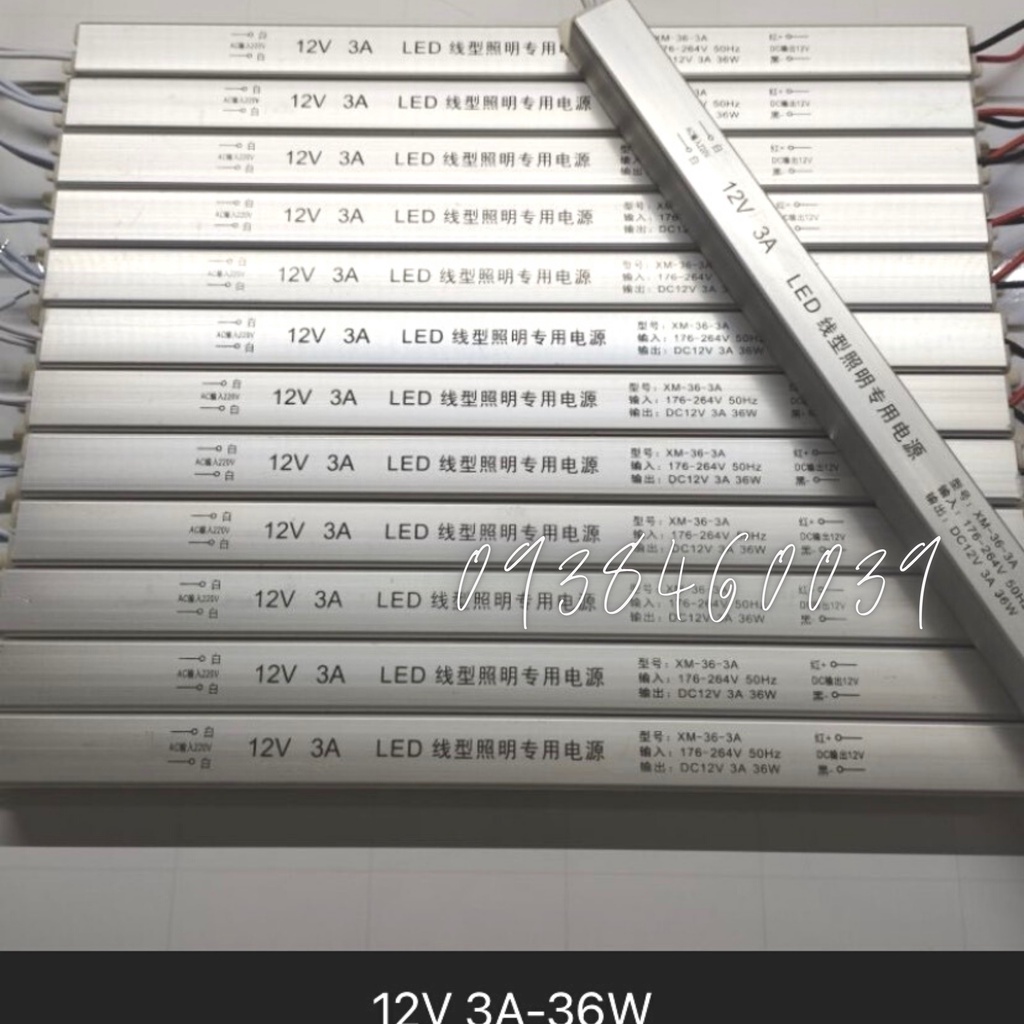 Nguồn led 12V dạng đũa 2A-3A-4A-5A-6A-8A