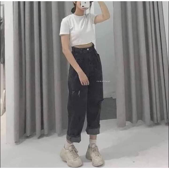 Áo croptop nữ kiểu ôm bigsize cổ tròn thun body tập gym thể thao NAVISA M07