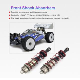 Set 2 thanh giảm xóc trước bằng kim loại cho mô hình xe tải RC HOBAO DHK HSP ZD Racing 1/8