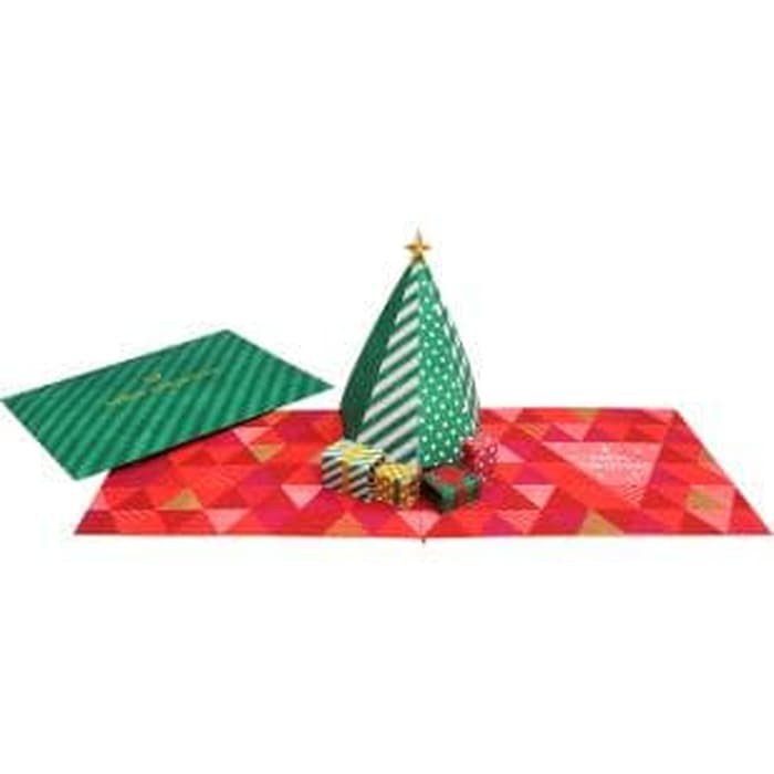 Diy Miniature Papercraft Pop Up Card Christmas Tree 02
