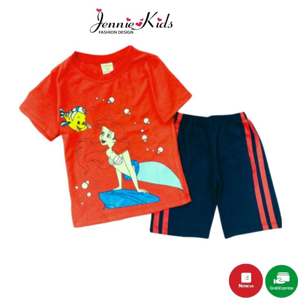 Đồ bộ bé gái size đại hình thú thun cotton 4 chiều JENNIE KIDS thấm hút mồ hôi tốt J408