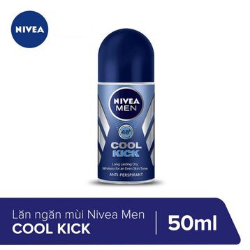 Lăn Khử Mùi Nivea Men  COOL KICK Mát Lạnh 50ml