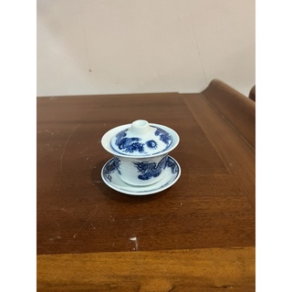 bát sâm, chén nước thờ men lam