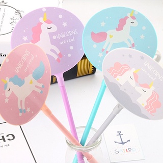 A14 Bút mực quạt hình kì lân Unicorn