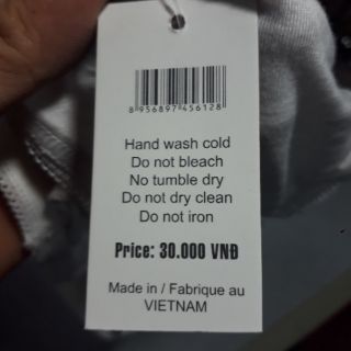 Quần lót trắng size m.l.xl. xxl