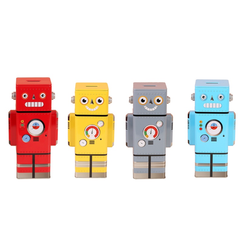 Hộp Đựng Tiền Tiết Kiệm Hình Robot Hoạt Hình Đáng Yêu Dành Cho Trẻ Em Và Người Lớn