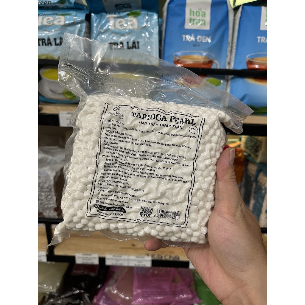 Trân châu tapioca pearl MINH HẠNH -  - 1kg - Nguyên liệu pha chế trà sữa HIỆP PHÁT