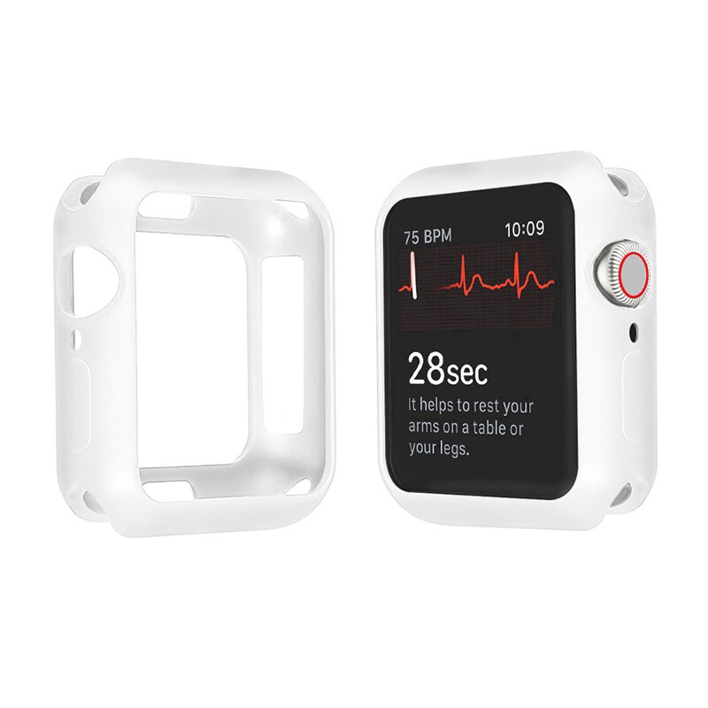 【Apple Watch Case】Ốp đồng hồ silicone mềm nhám cho Apple Watch 1 2 3 4 5 6 se ( 38mm 40mm 42mm 44mm)