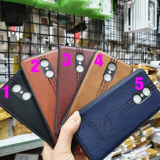 Ốp Xiaomi Redmi 5, Redmi 5plus dẻo,vân kiểu da dập logo thời trang.