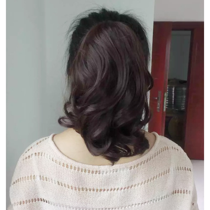 Tóc giả nữ ngoạm xoăn ngắn  ❤️FREESHIP❤️ 25cm