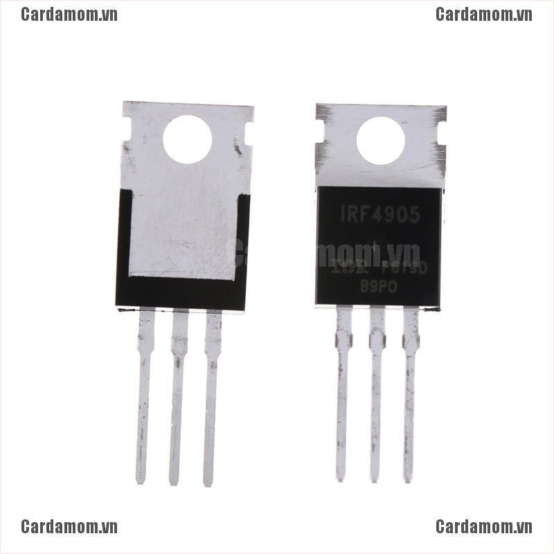 Bộ 10 con chip điều khiển IRF4905 IRF4905PBF MOSFET 74A 55V kênh P IR TO-22