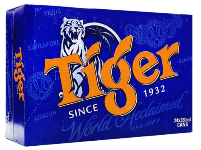 Bia tiger thùng 24 lon*330ml date 12.2021 chính hãng (Ship nhanh quận Thủ Đức)