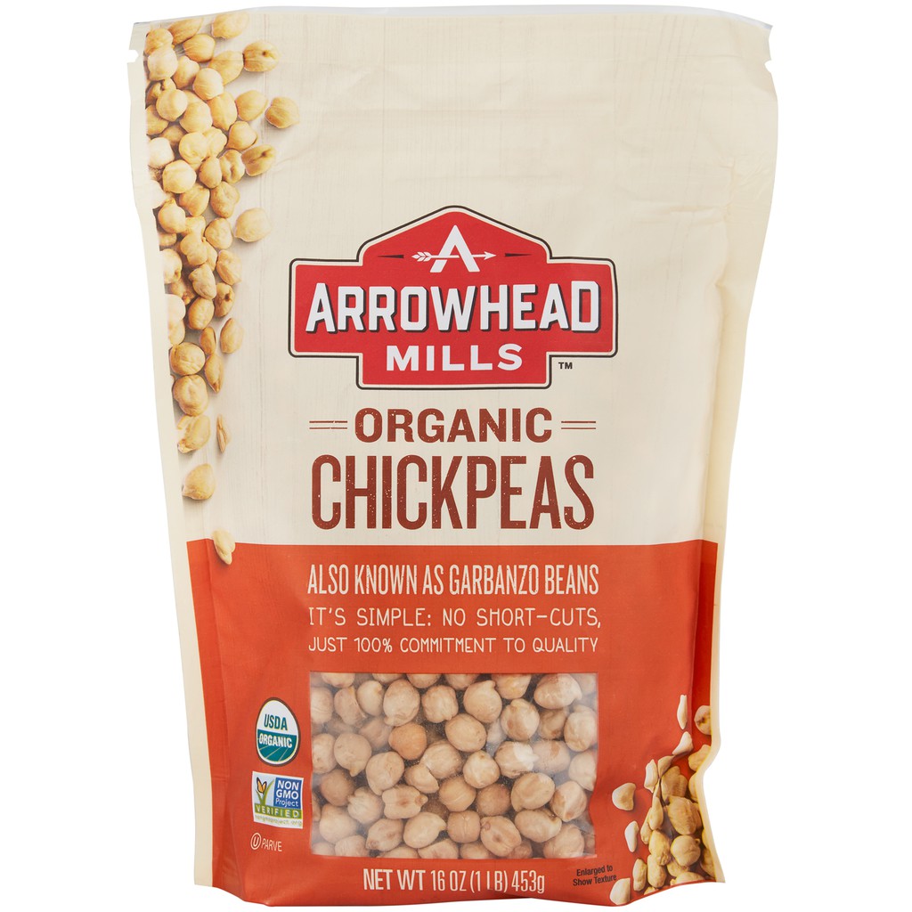 Đậu gà hữu cơ - Chickpeas Organic Arrowhead Mills 453g