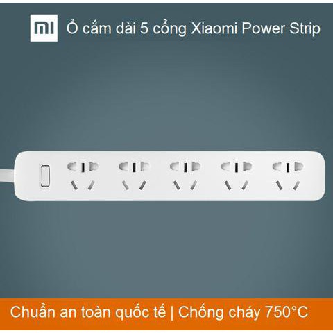 Ổ cắm dài 5 cổng Xiaomi Power Strip