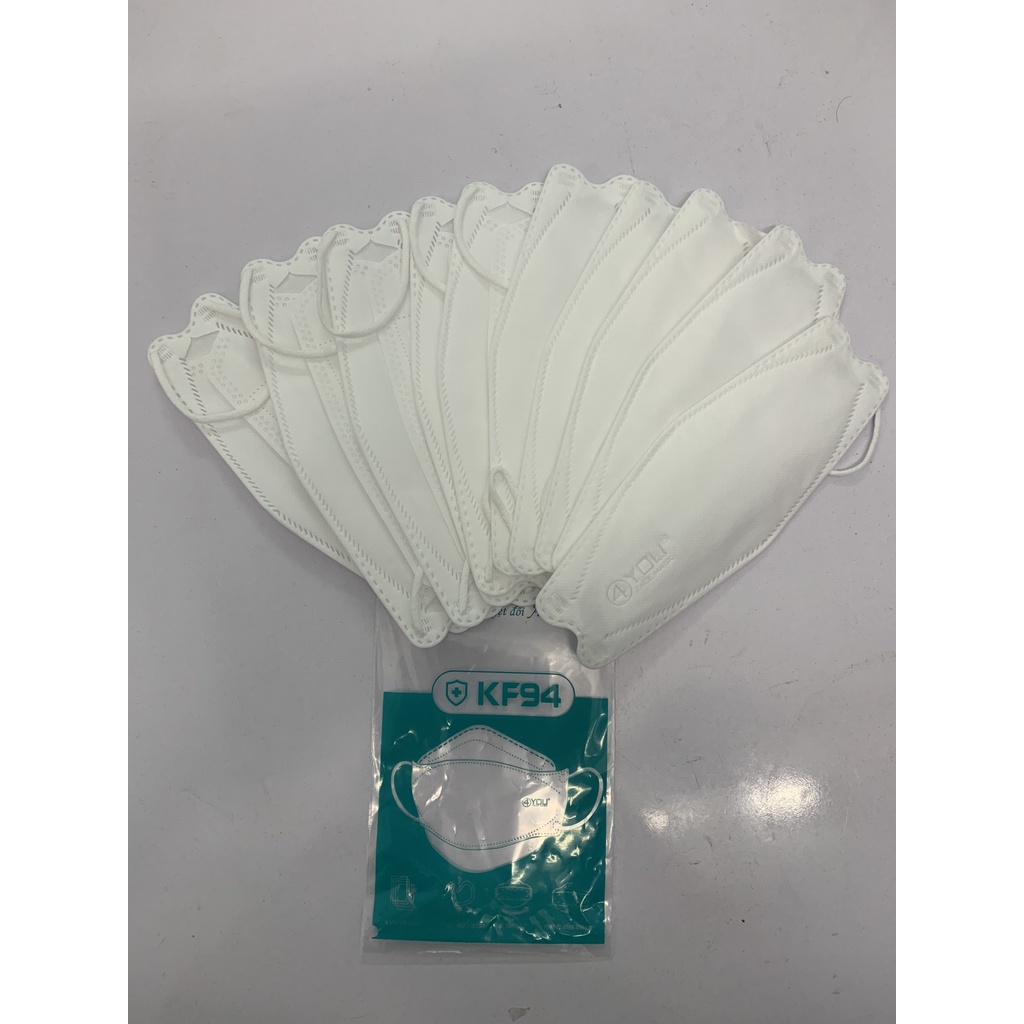 Combo 10 Khẩu Trang KF94 4D - Cao Cấp