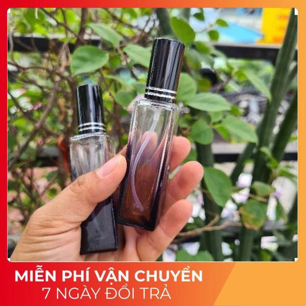 Lọ Chiết Nước Hoa ❤ GIÁ RẺ NHẤT ❤ Chai lọ chiết nước hoa 25ml, 20ml vuông đựng dầu thơm , phụ kiện du lịch