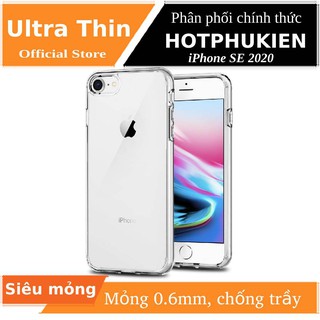 Ốp lưng dẻo silicon cho iphone se 2020 / iphone 7 / iphone 8 hiệu ultra thin - hàng chính hãng