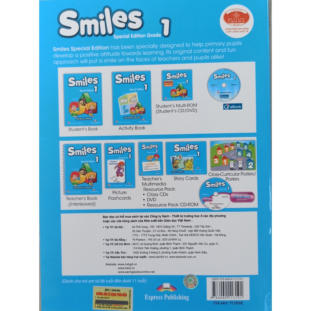 Sách - Smiles Special Edition Grade 1 (Activity Book)