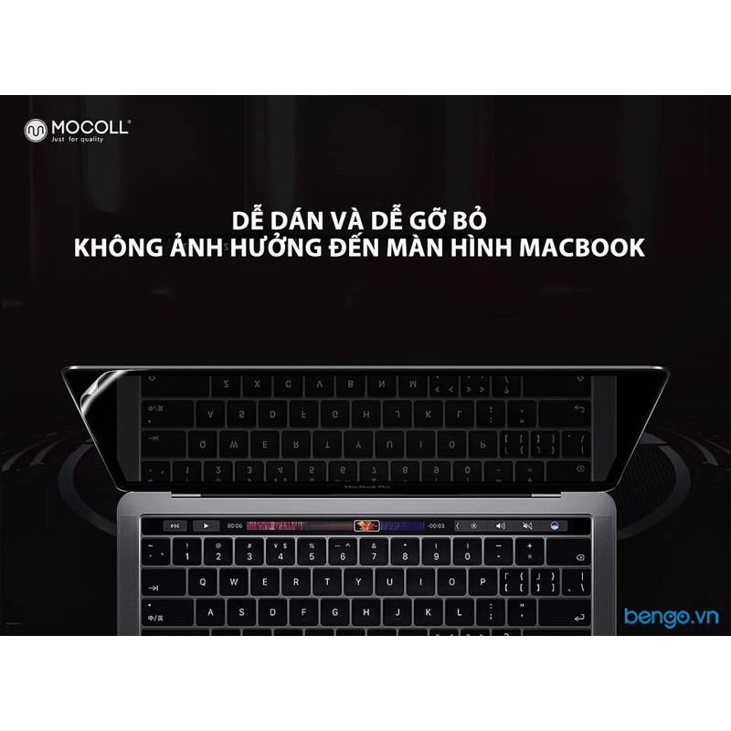 Dán màn hình dành cho MacBook Pro 16" 2019 MOCOLL Premium film