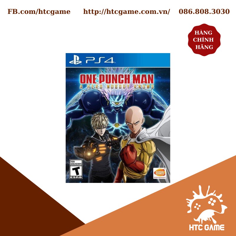 Đĩa game One Punch Man A Hero Nobody Knows dành cho máy PS4