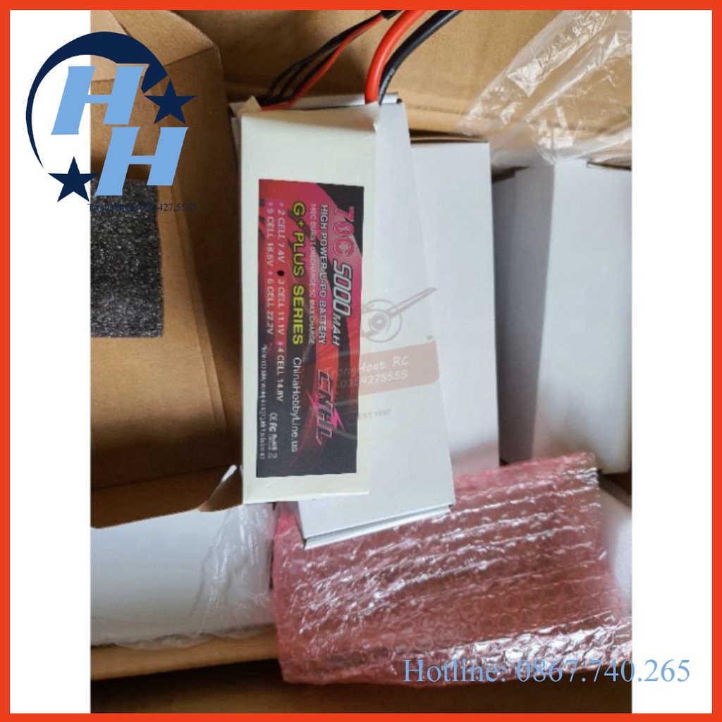 PIN CNHL G+PLUS 5000MAH 3S 4S 6S 70C LIPO BATTERY