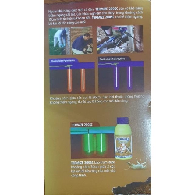 Thuốc phòng trừ Mối Termize chai 500ml