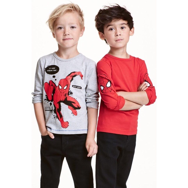 Áo thun tay dài dành cho bé trai