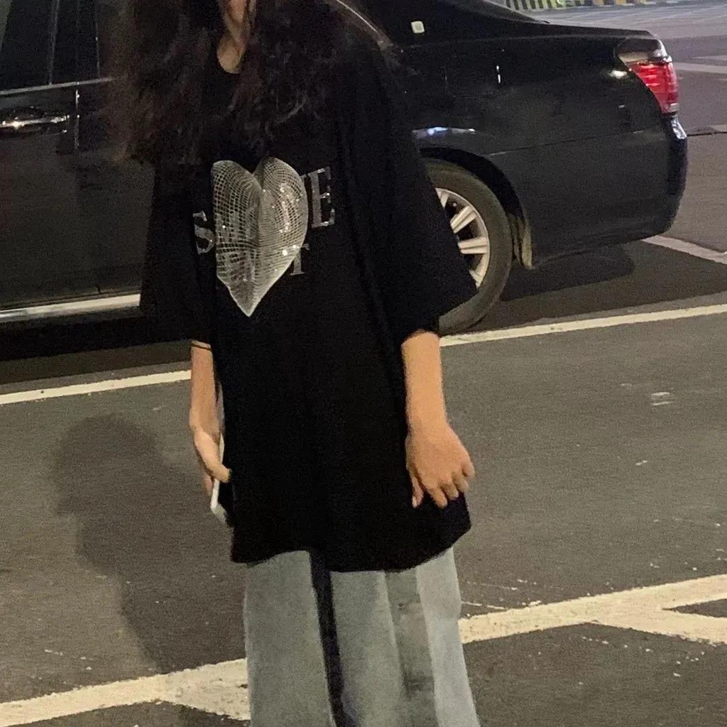 NRVP Áo Thun Nữ Cổ Tròn Ngắn Tay Thời Trang Mùa Hè Phong Cách Hàn Quốc 2022