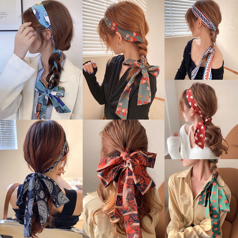 Dây buộc tóc thắt nơ xinh xắn thời trang dành cho nữ