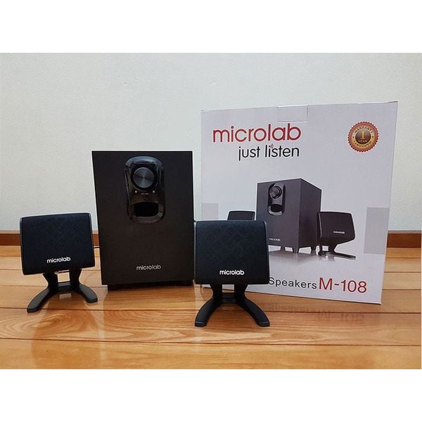 Loa Vi Tính 2.1 Microlab M108 Công Suất 11W - BH 1 Năm Chính Hãng