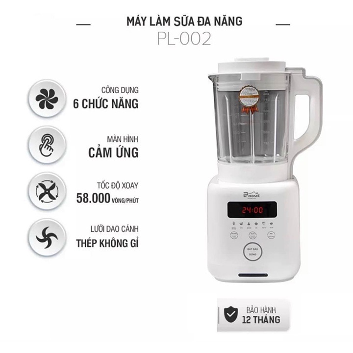 Máy Làm Sữa Hạt Đa Năng SEKA - Máy Xay Nấu Đa Năng, Xay Sinh Tố - Công Nghệ Đức, Bảo Hành 02 Năm