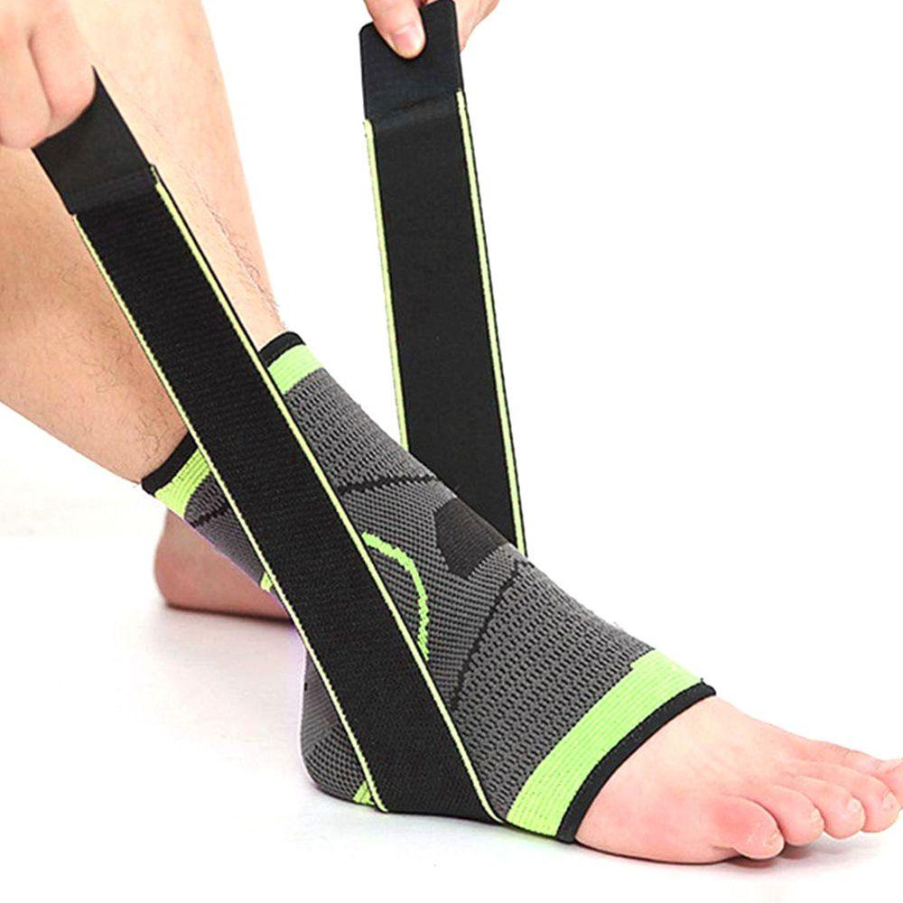 Đai Quấn Bảo Vệ Mắt Cá Chân Bằng Nylon Co Giãn Tiện Dụng Khi Tập Thể Thao / Chạy Bộ / Đạp Xe