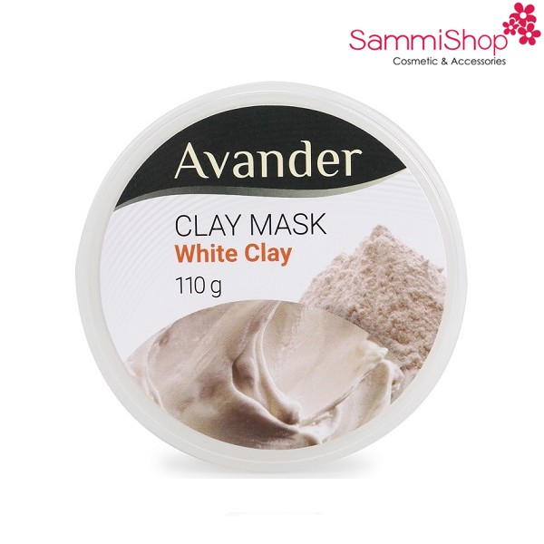 Mặt Nạ Đất Sét Trắng Avander  Clay Mask White Clay 110g