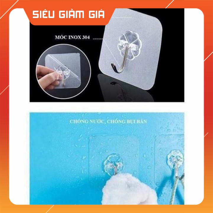 [SIÊU RẺ] Set 10 chiếc móc dán tường treo đồ vật dụng gia đình siêu tiện lợi