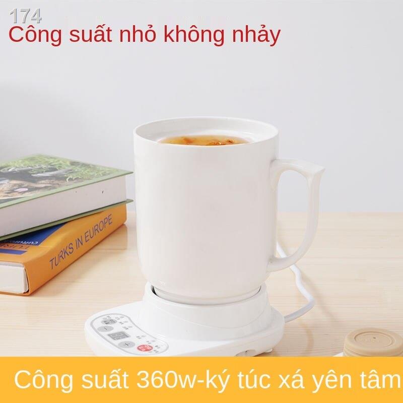 Cốc sức khỏe đa chức năng tự động hầm điện gốm sứ mini cháo văn phòng nóng cầm tay ml lớn