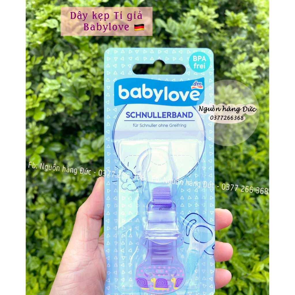 Dây đeo ti giả Babylove Đức - Nguồn hàng Đức- Dây kẹp ti giả