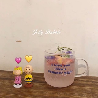 [Có sẵn] - Cốc thuỷ tinh - I LOVE YOU LIKE A SUMMER NIGHT