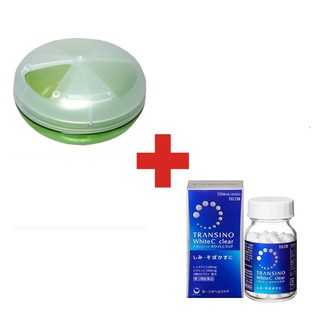 Hộp đựng thuốc cao cấp và Viên uống trắng da Transino White C Clear 120 viên