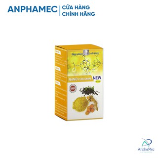 Tinh Nghệ Nano Curcumin New Hỗ Trợ Điều Trị Đau Dạ Dày - Tá Tràng  (Hộp 60 Viên)