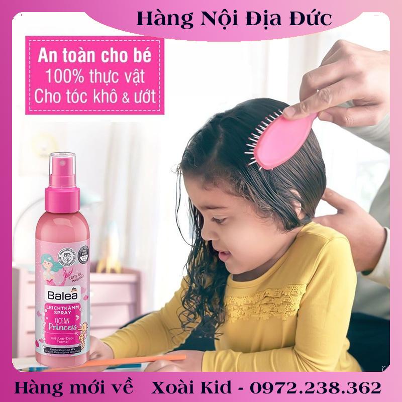 Bộ sữa tắm gội, xịt dưỡng tóc, dầu gội xả, son dưỡng môi cho bé Balea Đức -Date mới đủ bill