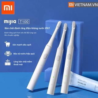 Bàn Chải Điện Xiaomi Mijia T100 , Bàn chải thông minh sạc điện cao cấp Bảo Hành 6 tháng