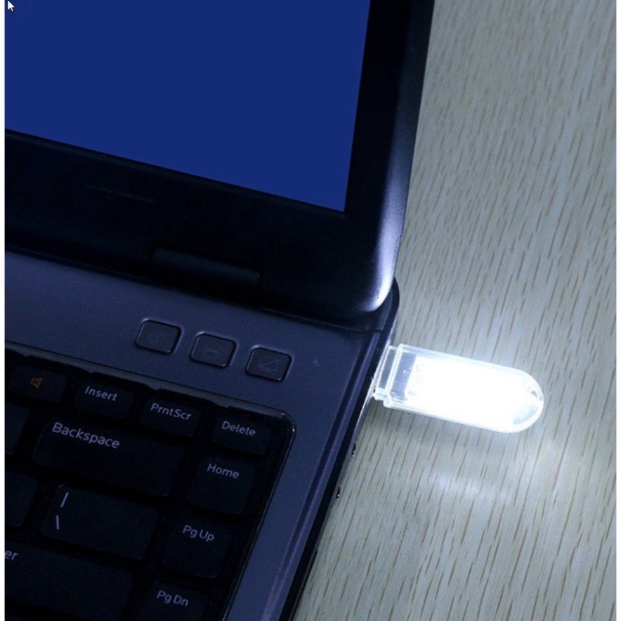 ĐÈN LED USB TRONG SUỐT BÓNG SIÊU SÁNG  8 BÓNG  TRẮNG