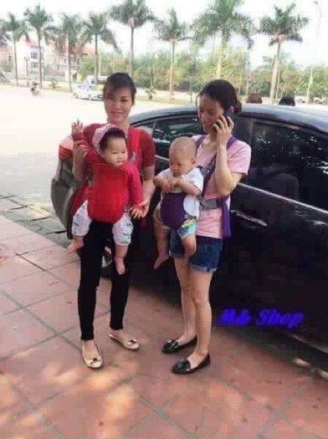 Địu 4 tư thế cho bé