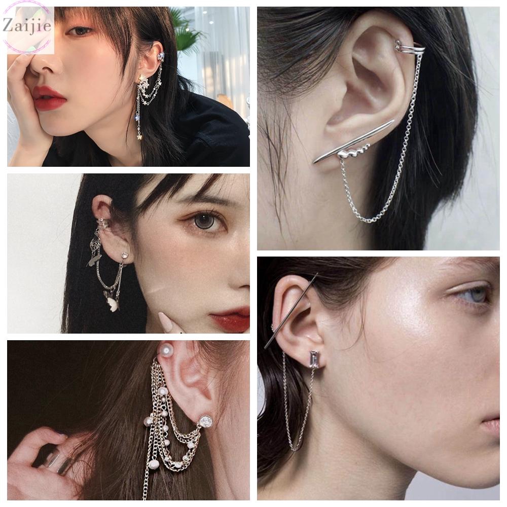 ZAIJIE 1PC Unique Cool Harajuku Style Party Jewelry Creative Punk Earring